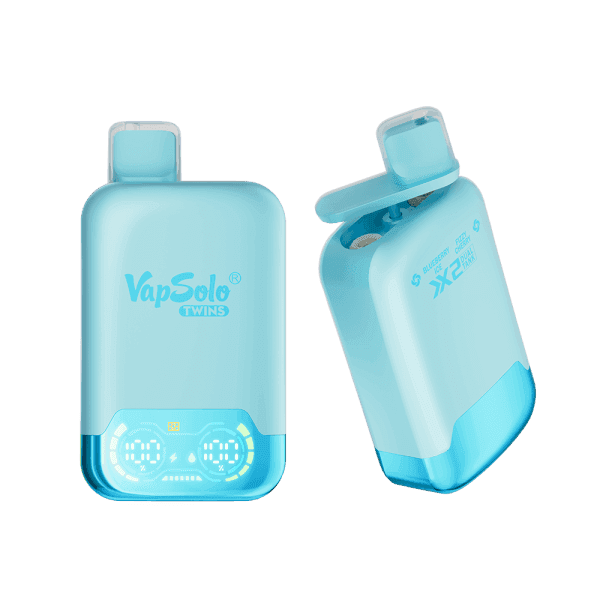 Buy VapSolo Twins 20000 Vape | 20K Puffs | Pre-filled 25mL Tank | 2%-5% Nicotine Options | 650mAh Battery | Dual Flavor Pods | LED Screen | Type-C Fast Charging | Disposable Vape Pen