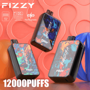 fizzy Pandora 12000 Disposable Vape | 12K Puffs | 20mL E-liquid | 2%/5% Nicotine | Mesh Coil | LCD Display | Type-C Rechargeable | 650mAh