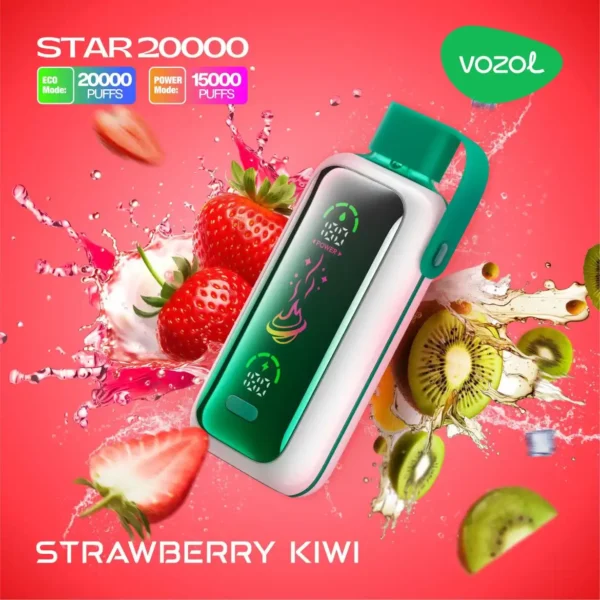 Buy Vozol Star 20K Vape | 20K Puffs | 5% Nicotine | Dual Mode Eco & Power | 650mAh Battery | Mirror Screen | Dual Mesh Coil | Type-C Charging | Disposable Vape Pen