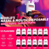 Buy Mr.Goodie UWAKE 30000 Vape | 30K Puffs | Dual Tank Design | 23mL Salt Nic | 1.1Ω Mesh Coil | 550mAh Rechargeable Battery | Type-C Fast Charging | Smart Display | Nasal & Mouth Inhalation | 12 Flavors