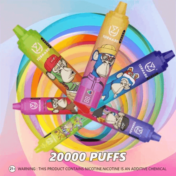 Shop UZY Tornado 20000 Vape – 23mL Pod | 20,000 Puffs | 0%-5% Nicotine Salt | 850mAh Rechargeable Battery | Type-C Fast Charging | Mesh Coil Disposable | 12 Flavor Options | Sleek Long-Lasting Vape
