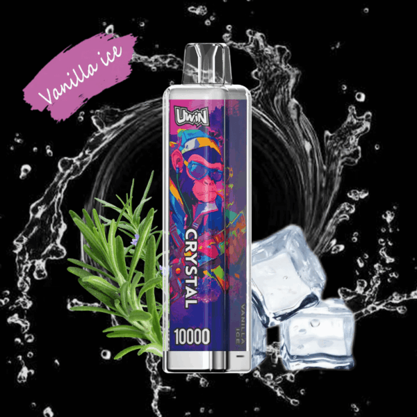 Shop Uwin Crystal 10000 Vape – 10K Puffs | 18ml E-liquid | Rechargeable 650mAh | Mesh Coil | RGB Lights | Type-C Port | 0-5% Nicotine