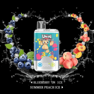Buy Uwin Twins Crystal 40000 Vape | 40,000 Puffs | Dual Mesh Coil | 2% & 5% Nicotine | Type-C Fast Charging | LED Screen | Dual Flavors