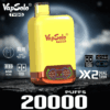 Buy VapSolo Twins 20000 Vape | 20K Puffs | Pre-filled 25mL Tank | 2%-5% Nicotine Options | 650mAh Battery | Dual Flavor Pods | LED Screen | Type-C Fast Charging | Disposable Vape Pen