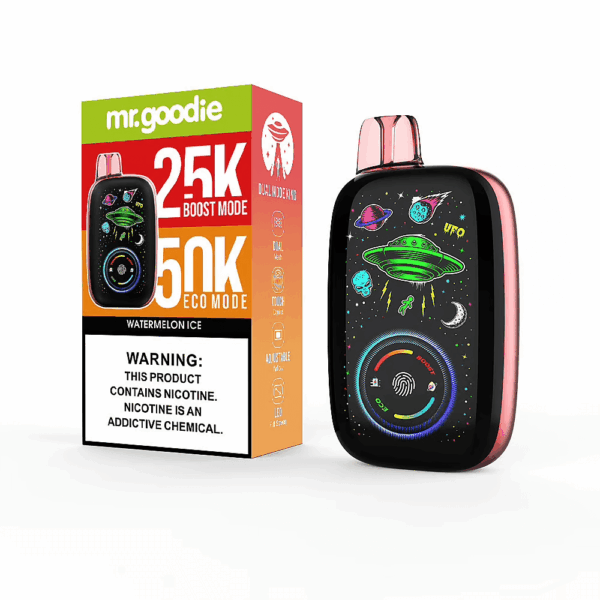 Buy Mr.Goodie Dual Mode King 50000 Vape | 50K Puffs | ECO & BOOST Mode | 40mL Salt Nic | 1000mAh Rechargeable Battery | Full LED Display | Type-C Fast Charging | Dual Mesh Coil | Adjustable Airflow | 10 Flavors Available